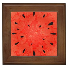 Summer Watermelon Design Framed Tiles by TastefulDesigns