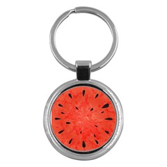 Summer Watermelon Design Key Chains (round)  by TastefulDesigns