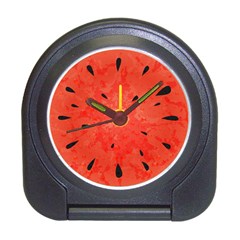 Summer Watermelon Design Travel Alarm Clocks by TastefulDesigns