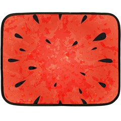 Summer Watermelon Design Fleece Blanket (mini) by TastefulDesigns