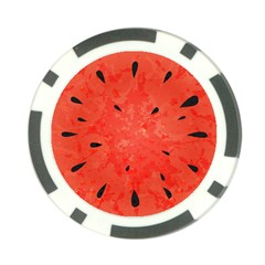 Summer Watermelon Design Poker Chip Card Guard (10 Pack) by TastefulDesigns