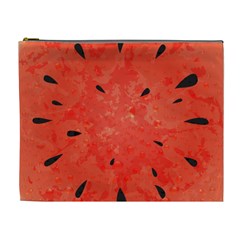 Summer Watermelon Design Cosmetic Bag (xl) by TastefulDesigns