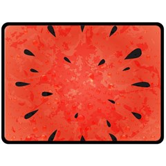 Summer Watermelon Design Fleece Blanket (large)  by TastefulDesigns