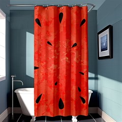 Summer Watermelon Design Shower Curtain 36  X 72  (stall)  by TastefulDesigns