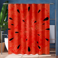 Summer Watermelon Design Shower Curtain 60  X 72  (medium)  by TastefulDesigns