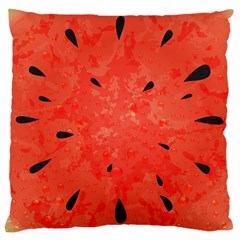 Summer Watermelon Design Large Cushion Case (two Sides) by TastefulDesigns