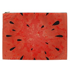 Summer Watermelon Design Cosmetic Bag (xxl)  by TastefulDesigns