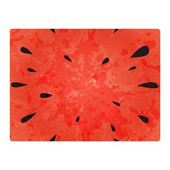 Summer Watermelon Design Double Sided Flano Blanket (mini)  by TastefulDesigns