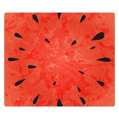 Summer Watermelon Design Double Sided Flano Blanket (small)  by TastefulDesigns