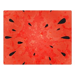 Summer Watermelon Design Double Sided Flano Blanket (large)  by TastefulDesigns