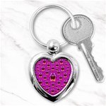 A Cartoon Named Okey Want Friends And Freedom Key Chains (Heart)  Front