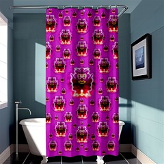 A Cartoon Named Okey Want Friends And Freedom Shower Curtain 36  X 72  (stall)  by pepitasart