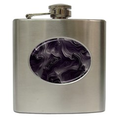 Map Curves Dark Hip Flask (6 Oz)