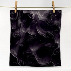 Map Curves Dark Face Towel by Mariart