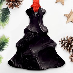 Map Curves Dark Ornament (christmas Tree) 