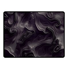 Map Curves Dark Double Sided Fleece Blanket (small)  by Mariart