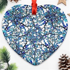 Modern Nouveau Pattern Ornament (heart) by dflcprints