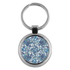 Modern Nouveau Pattern Key Chains (round)  by dflcprints