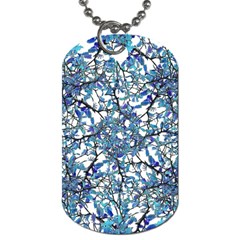 Modern Nouveau Pattern Dog Tag (one Side) by dflcprints