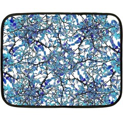 Modern Nouveau Pattern Double Sided Fleece Blanket (mini)  by dflcprints