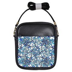 Modern Nouveau Pattern Girls Sling Bags by dflcprints