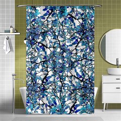 Modern Nouveau Pattern Shower Curtain 48  X 72  (small)  by dflcprints