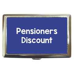 Pensioners Discount Sale Blue Cigarette Money Cases