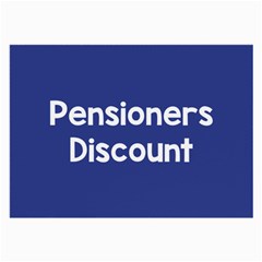 Pensioners Discount Sale Blue Large Glasses Cloth