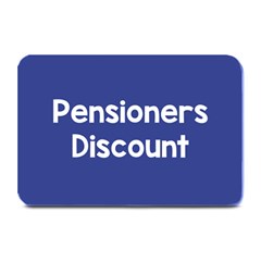 Pensioners Discount Sale Blue Plate Mats by Mariart