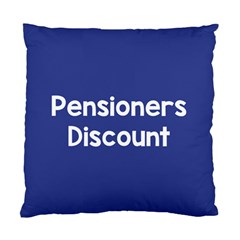 Pensioners Discount Sale Blue Standard Cushion Case (one Side) by Mariart