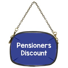 Pensioners Discount Sale Blue Chain Purses (two Sides) 