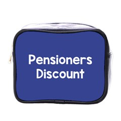 Pensioners Discount Sale Blue Mini Toiletries Bags by Mariart