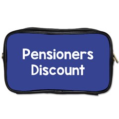 Pensioners Discount Sale Blue Toiletries Bags