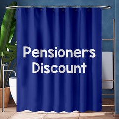 Pensioners Discount Sale Blue Shower Curtain 60  X 72  (medium) 