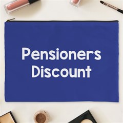 Pensioners Discount Sale Blue Cosmetic Bag (xxxl)  by Mariart