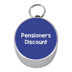 Pensioners Discount Sale Blue Mini Silver Compasses by Mariart