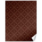 Coloured Line Squares Brown Plaid Chevron Canvas 12  x 16   11.86 x15.41  Canvas - 1