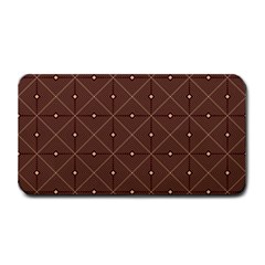 Coloured Line Squares Brown Plaid Chevron Medium Bar Mats by Mariart