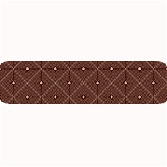 Coloured Line Squares Brown Plaid Chevron Large Bar Mats by Mariart