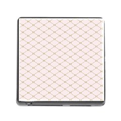 Plaid Star Flower Iron Memory Card Reader (square) by Mariart