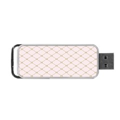 Plaid Star Flower Iron Portable Usb Flash (two Sides)