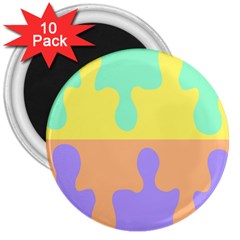 Puzzle Gender 3  Magnets (10 Pack) 