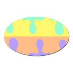 Puzzle Gender Oval Magnet by Mariart