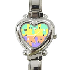 Puzzle Gender Heart Italian Charm Watch by Mariart