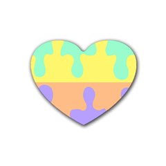 Puzzle Gender Heart Coaster (4 Pack)  by Mariart