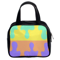 Puzzle Gender Classic Handbags (2 Sides) by Mariart