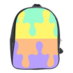 Puzzle Gender School Bags(large)  by Mariart