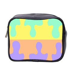 Puzzle Gender Mini Toiletries Bag 2-side by Mariart