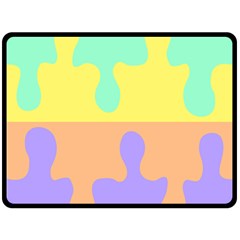 Puzzle Gender Fleece Blanket (large)  by Mariart