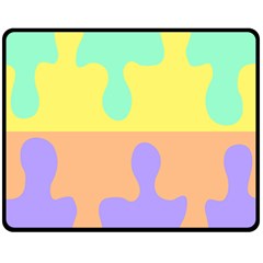 Puzzle Gender Fleece Blanket (medium)  by Mariart